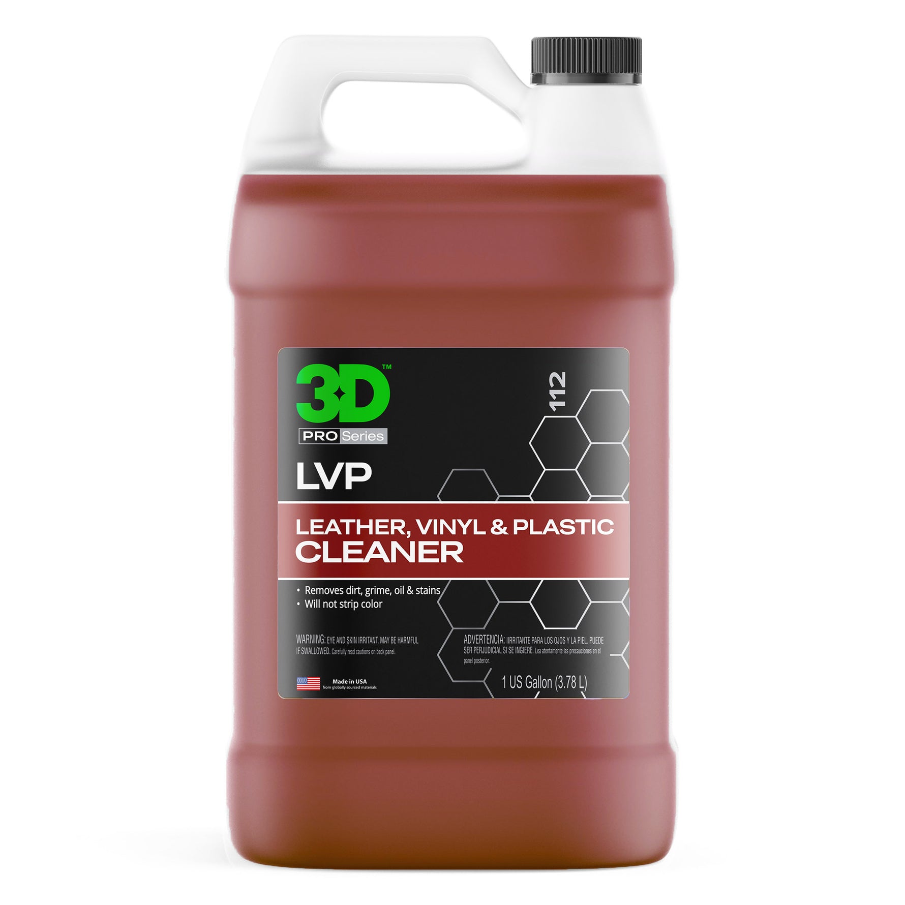 Leather vinyl plastic cleaner 1gal