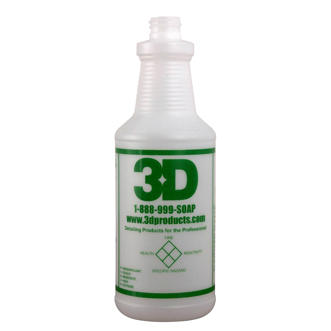 Spray bottle 32oz with 3D branding