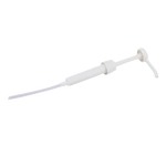 White pump dispenser - side view