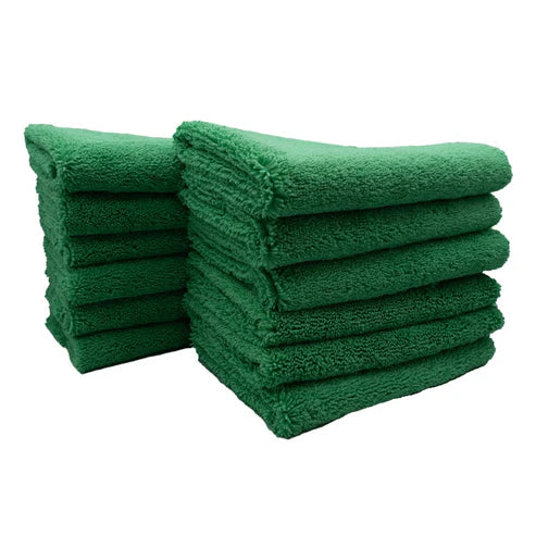 Green Microfiber towels