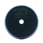 Back of lilac foam polishing pad with 3D logo
