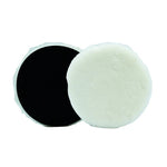 White wool cutting pad