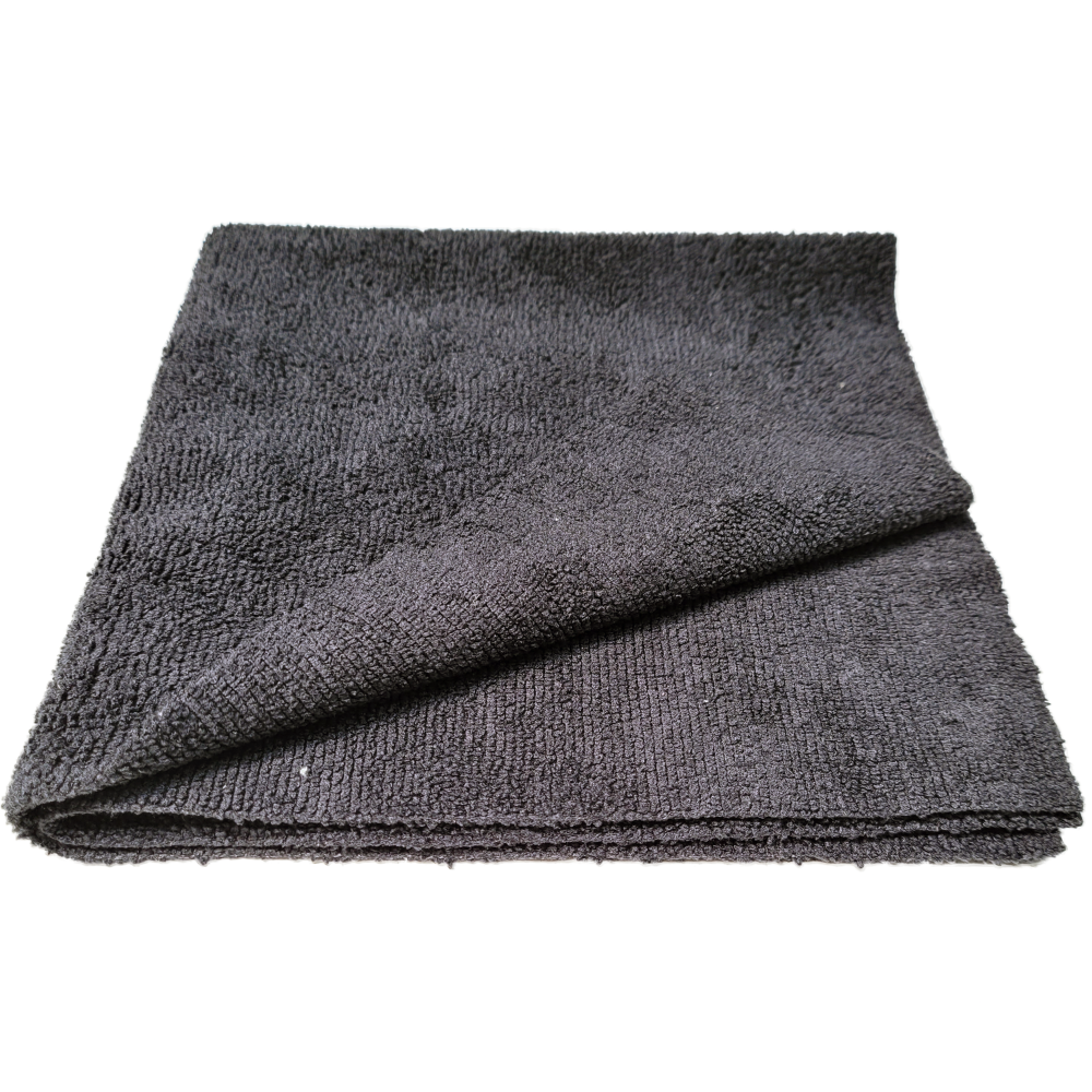 Black Microfiber towel