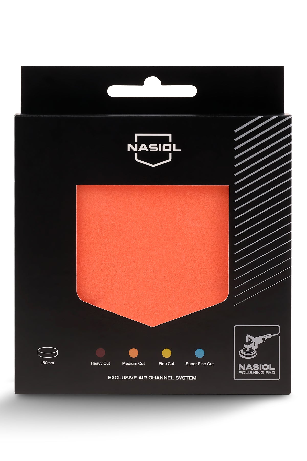 Nasiol Polishing Pad Medium Cut – Boina de Espuma Profissional 150 mm